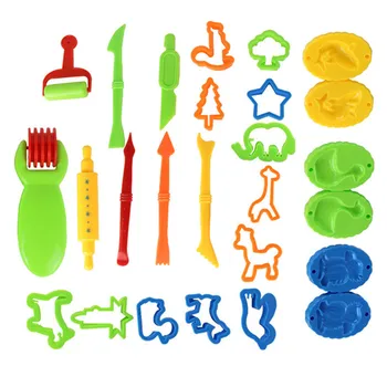  1 комплект красочные лепка из пластилина, глины Набор пластиковых инструментов пластилин набор дети образовательные игрушки слизь игрушки для детей, игрушки