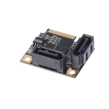  1 шт. ASM1061 Mini PCIE To SATA3.0 Дополнительные карты Карты расширения Адаптер Конвертер Контроллер Множитель SATA