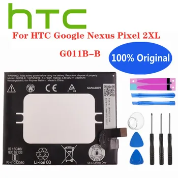 100% Новый Оригинальный 3830 мАч G011B-B Аккумулятор Для HTC Google nexus Pixel 2 XL Pixel2 XL Pixel 2XL Запасные Батареи + Наборы инструментов