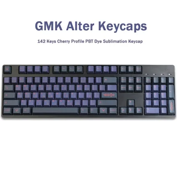  142 Клавиши GMK Alter Keycaps Вишневый Профиль Сублимация красителя PBT Механическая Клавиатура Keycap Для MX Switch С переключением 1.75U 2U