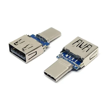  2-10 шт. OTG-адаптер USB 3.1 Type-C для мужчин и USB 3.0 для женщин, конвертер Type C для USB3.0, штекер преобразователя, Аксессуар для разъема USB C