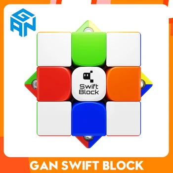  2023 GAN Swift Block 355 S 3x3 Gan Swift 355S Магнитный Волшебный Скоростной Куб Fidget Toys Cubo Magico Головоломка Gan 3x3