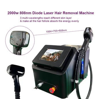  2023 новая профессиональная лазерная эпиляция с диодным диодом 755 нм 808 нм 1064 нм, машина для постоянного удаления волос