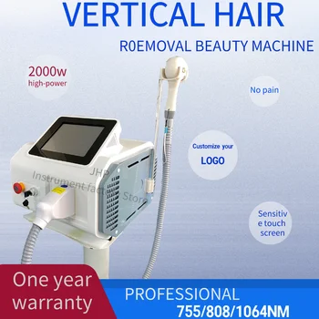  2023 Новейший высокомощный диодный лазер 755 808 1064Нм, диодный лазер для удаления волос, аппарат для омоложения кожи
