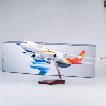  47 см 1: 142 Модель Самолета Hainan Airlines из смолы для гражданской авиации, Коллекция Сувениров для пассажиров A350, с Колесиками и Подсветкой