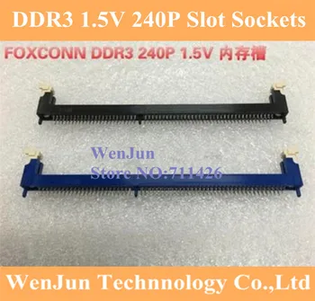  5 шт./лот Высококачественные разъемы Foxconn DDR3 1,5 В Разъемы для настольной памяти 240PIN Nodel
