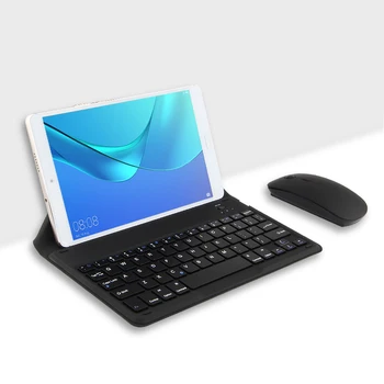  Bluetooth Клавиатура Для Samsung Galaxy Tab A 8.0 SM-T350 T355 P350 P355 T380 T385 T387 Планшеты Беспроводная Bluetooth клавиатура Чехол