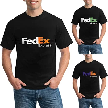  FedEx, Унисекс, Модная футболка с круглым вырезом и коротким рукавом, графические футболки, Повседневные для мужчин, женщин, забавные блузки, Хлопковая рабочая одежда, подарки