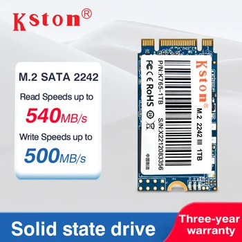  Kston M.2 2242 NGFF SSD SATA 64 ГБ 128 ГБ 256 ГБ 516 ГБ 1 ТБ М2 Внутренний Твердотельный накопитель HDD Жесткий Диск Для Ноутбука Настольный Ноутбук