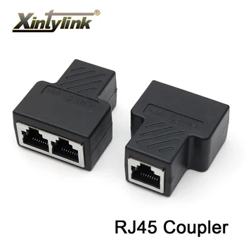  xintylink rj45 женский соединитель lan cat6 cat5e cat5 экранированный rj rg 45 разветвитель stp ethernet кабель сетевой разъем rg45 адаптер