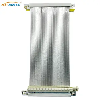  XT-XINTE PCI-E 4.0 X16 Riser Cable PCIe Двунаправленный Обратный Посеребренный Удлинитель видеокарты для ПК ITX Small Case