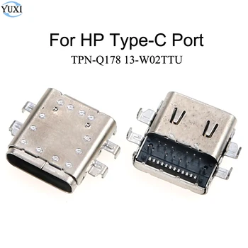  YuXi 2 шт. Тип C USB DC Разъем Для Зарядки Порты и Разъемы Замена Разъема Для HP TPN-Q178 13-W02TTU