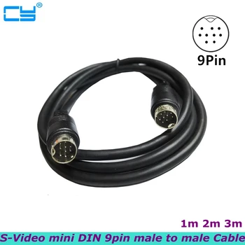  Аудиокабель для телевизора S-Video Mini DIN 9Pin 9-контактный S-образный кабель для звуковых карт игровых консолей, аудиоустройств и телевизионных приставок