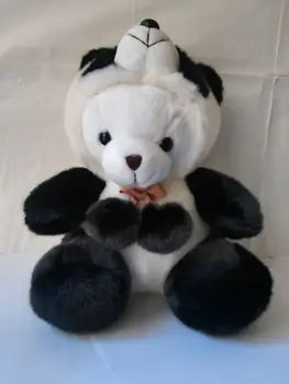  большой 30-сантиметровый белый медведь, превращающийся в панду, плюшевая игрушка, мягкая кукла, подушка высокого качества, подарок на день рождения b2001