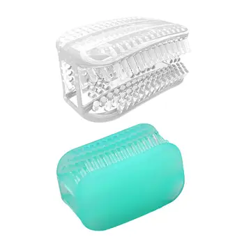  Жевательная Ленивая зубная щетка из пищевого силикона 360 ° для чистки полости рта в деловой поездке для взрослых