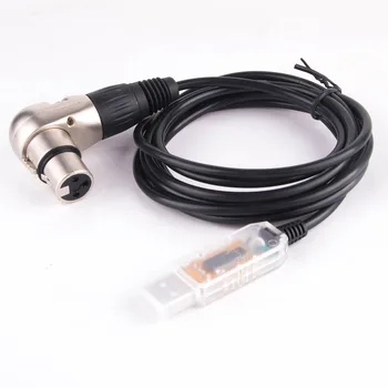  Интерфейсный кабель USB DMX Light Controller для дискотеки, точечный светильник DJ, DMX интерфейс