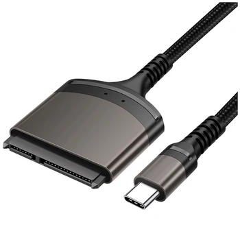  Кабель TYPE-C на SATA 3.0 2,5-Дюймовый Внешний SSD-кабель-адаптер для жесткого диска 22 Pin Sata III Для ПК