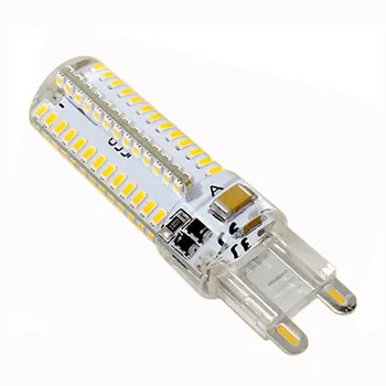  Лампа высокой мощности G9 Led 9 Вт 220 В 104 светодиода SMD3014 Заменяют 50 Вт Галогенную лампу с углом луча 360 100 шт./лот