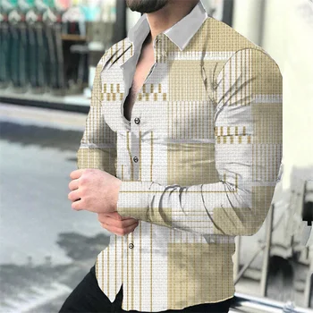  Летняя мужская тропическая гавайская рубашка 2023, рубашка с 3D принтом в стиле Харадзюку, рубашка оверсайз, футболка H, мужская рубашка S-6XL