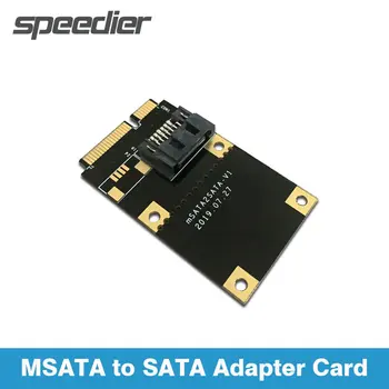  Материнская плата MSATA-SATA 7pin Карта адаптера SSD для передачи твердотельного накопителя Карта расширения 50x30 мм Плата конвертера карты