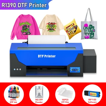  Новый принтер A3 DTF, Печатная машина для футболок A3, принтер для переноса A3 DTF Для Epson R1390 impresora dtf A3 для печати на ткани с капюшоном