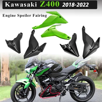  Обтекатель Нижнего Спойлера двигателя Мотоцикла Z400 Bellypan Для Kawasaki Z 400 Z-400 2018-2023 2020 2021 22 Защитная крышка Поддона для живота