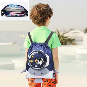  Пляжный рюкзак, Водонепроницаемый чехол для детской мокрой одежды, Детский сухой мешок, Аксессуары для бассейна, Упаковка для купания в спортзале