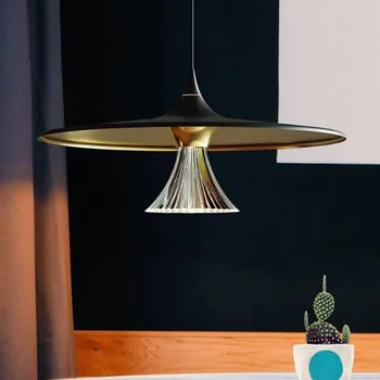  Подвесной светильник UFO Современный круглый подвесной светильник для гостиной, украшения кухонного стола, столовой, дизайнерская люстра