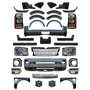  Полный Автобиографический Обвес Для Обновления Land Rover Discovery LR3 До 2014 LR4 PP Комплекты Переднего заднего Бампера Автозапчасти для Экстерьера автомобиля
