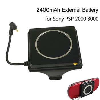  Портативная внешняя батарея PSP емкостью 2400 мАч для Sony PSP PlayStation 2000 3000 Резервное зарядное устройство Аккумуляторная батарея Игровые Аксессуары