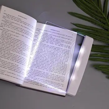  Светодиодный книжный светильник для ухода за глазами, плоская панель, светильник-закладка для чтения в путешествиях, легкий светильник для семейного кабинета, чтение в постели