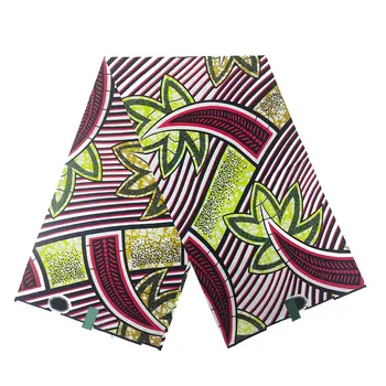  Ткань Анкара африканская восковая ткань высокого качества из 100% мягкого хлопка 2020 стильная ткань super pagne wax Гана восковая ткань 6 ярдов