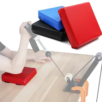  Тренировочный стол для армрестлинга, налокотники, укрепляющие руки, защитный коврик для локтей, кожаное оборудование для домашнего фитнеса