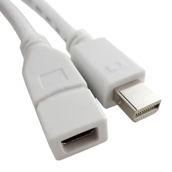  Удлинительный кабель Chenyang 6 футов 1,8 м CYDZ Mini DisplayPort от мужчины до Mini DP DisplayPort от женщины для светодиодного кинотеатра