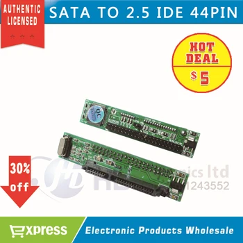  Фирменная новинка SATA Женский 44Pin 2.5 IDE мужской HDD SSD адаптер конвертер 7 + 15P 22pin sata в ide оптовая продажа
